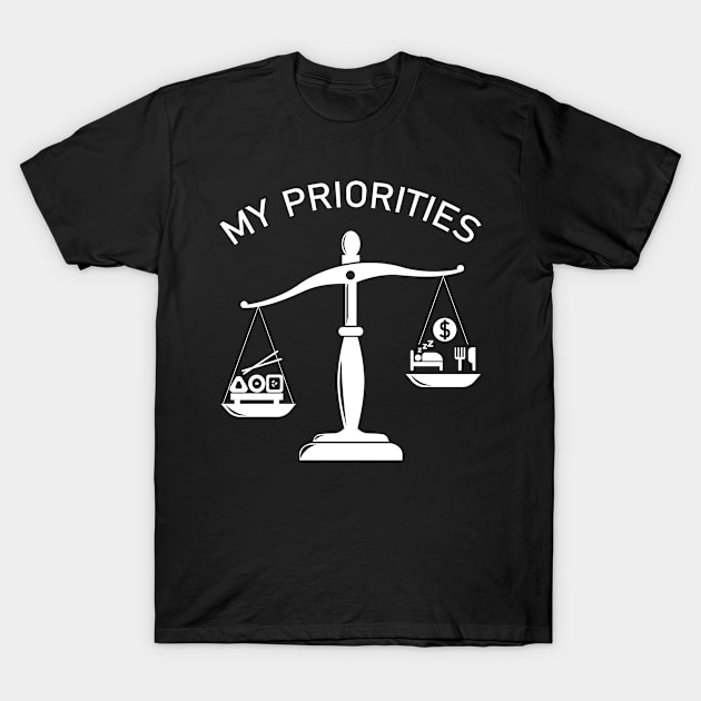 My Priorities Sushi Tips The Scale T-Shirt by magazin